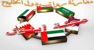 مقارنة رواتب دول الخليج